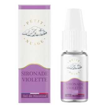 E liquide Sironade Violette Format 10 ML Petit Nuage sel de nicotine