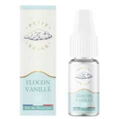 E liquide Flocon Vanillé Format 10 ML Petit Nuage sel de nicotine