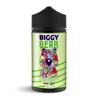 E liquide Pomme Cerise Bubble Gum Format 200 ML Biggy Bear