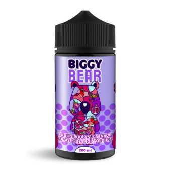 E liquide Fruits rouges Grenade Fraise des bois acidulée Format 50 ML Biggy Bear