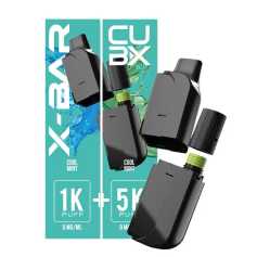 Cartouches Menthe Fraîche CUBX X-Bar