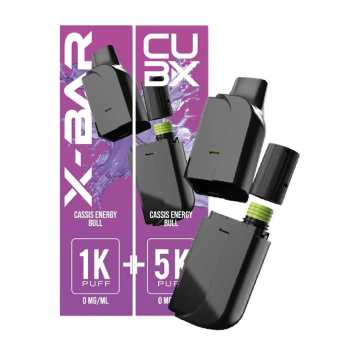 Cartouche Cassis Energy Bull CUBX X-Bar