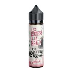 Eliquide Les Fraises à la crème Format 50 ml Ça passe crème