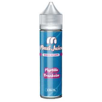 E liquide Myrtille Framboise format 50 ml Maxi Juice