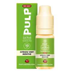 E-liquide Citron Vert Menthe Pulp Le Pod Liquide - 10ml