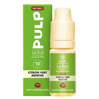 E-liquide Citron Vert Menthe Pulp Le Pod Liquide - 10ml
