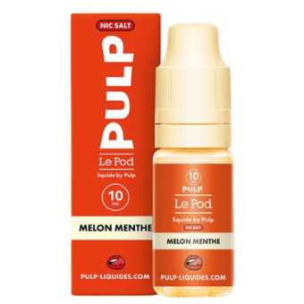 E-liquide aux sels de nicotine Melon Menthe Le Pod Liquide de Pulp
