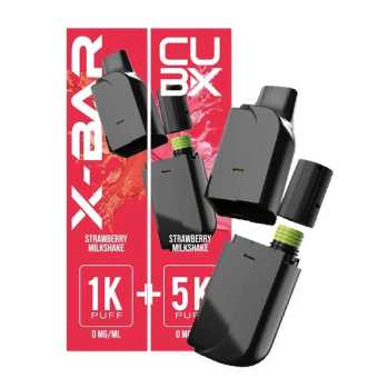Cartouche Strawberry Milkshake CUBX X-Bar