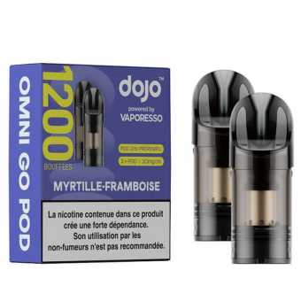 Cartouches Omni Go Myrtille Framboise (x2)