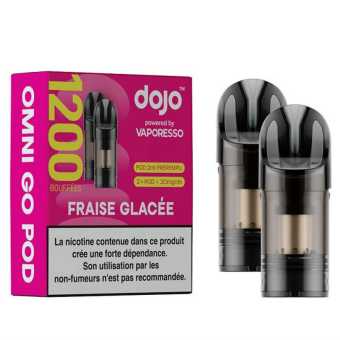 Cartouches Dojo Omni Go Fraise Glacée (x2)