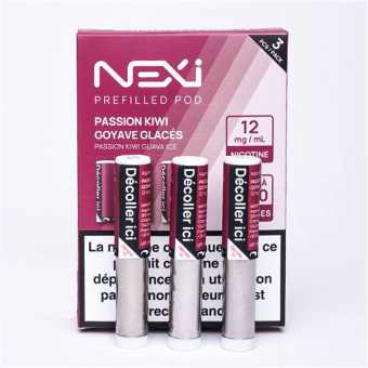 Cartouche Nexi Passion Kiwi Goyave Glacés (x3)