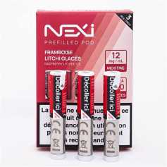 Cartouche Nexi Framboise Litchi Glacés (x3)