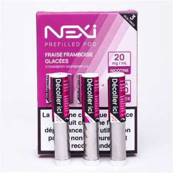 Cartouche Nexi Fraise Framboise Glacées (x3)