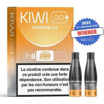Cartouche Kiwi Go+ Tangerine Ice de Kiwi Vapor