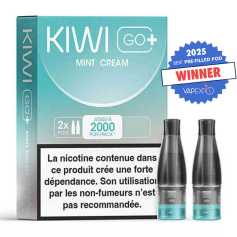 Cartouche Kiwi Go+ Mint Cream de Kiwi Vapor