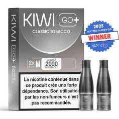 Cartouches Kiwi Go+ Classic Tobacco (x2)
