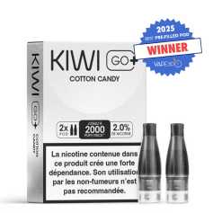 Cartouches Kiwi Go+ Cotton Candy (x2)