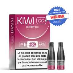 Cartouches Kiwi Go+ Cherry Ice (x2)