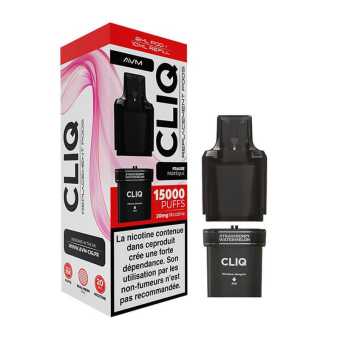 Cartouches Cliq 15000 Fraise Pasteque