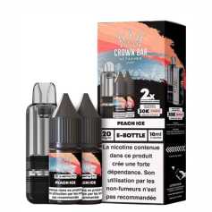 Cartouches Cubic 30K Crown Bar Peach Ice