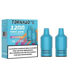 Cartouches Menthe Fraîche Tornado Mini 1200