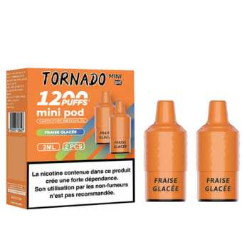 Cartouches Fraise Glacée Tornado Mini 1200