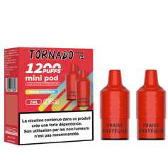 Cartouches Fraise Pastèque Tornado Mini 1200