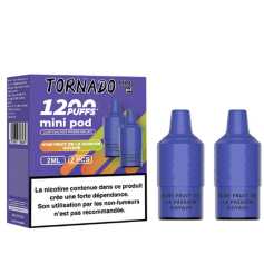 Cartouches Kiwi Fruit De La Passion Goyave Tornado Mini 1200