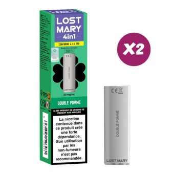 Cartouche Double Pomme Lost Mary 4in1