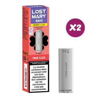 Cartouche Pomme Glacée Lost Mary 4in1