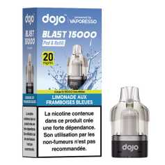 Cartouche Limonade Aux Framboises Bleues Dojo Blast 15000