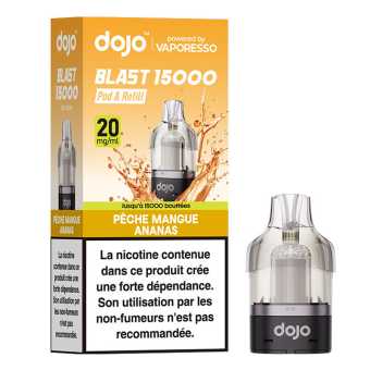 Cartouche Pêche Mangue Ananas Dojo Blast 15000