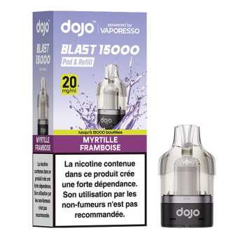 Cartouche Myrtille Framboise Dojo Blast 15000