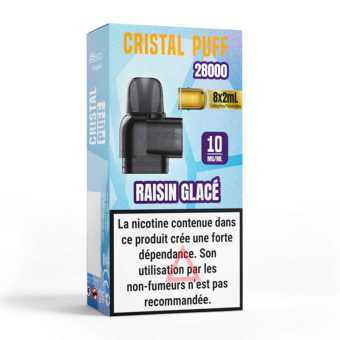 Cartouche Raisin Glacé Cristal Puff 28K