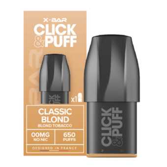 Cartouche X-Bar Click Puff 650R Blond Tobacco