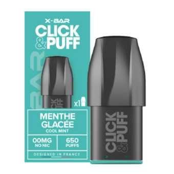 Recharge Cool Mint Click & Puff 650R X-Bar