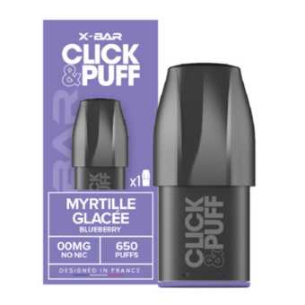 Cartouche Blueberry Click & Puff 650R X-Bar