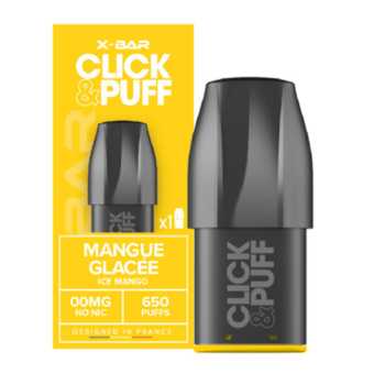 Recharge Ice Mango Click & Puff 650R X-Bar
