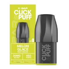 Cartouche X-Bar Click Puff 650R Fizzy Melon (x1)