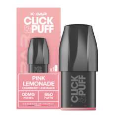 Cartouche X-Bar Click Puff 650R Pink Lemonade (x1)