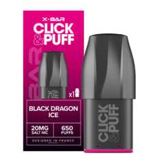 Cartouche X-Bar Click Puff Black Dragon Ice