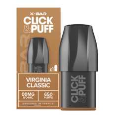Cartouche X-Bar Click Puff Virginia Classic (x1)