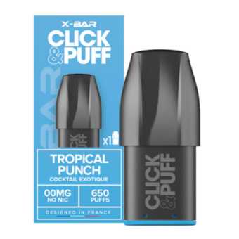 Recharge Tropical Punch Click & Puff 650R X-Bar