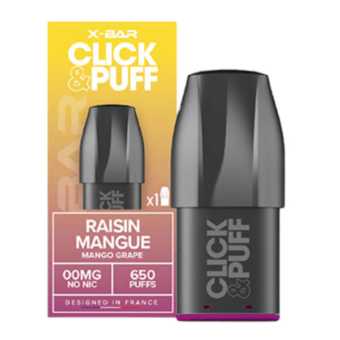 Recharge Raisin Mangue Click & Puff X-Bar