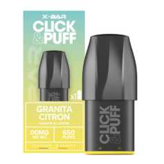 Cartouche X-Bar Click Puff Granita Citron (x1)