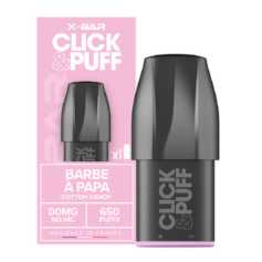 Cartouche X-Bar Click Puff Barbe à papa (x1)