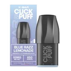 Cartouche X-Bar Click Puff Blue Razz Lemonade (x1)
