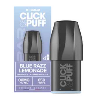 Recharge Blue Razz Lemonade Click & Puff X-Bar