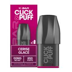 Cartouche X-Bar Click Puff Cerise Glacée
