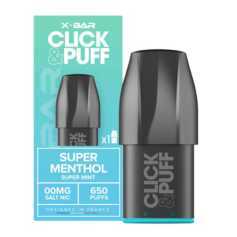 Cartouche X-Bar Click Puff Super Menthol